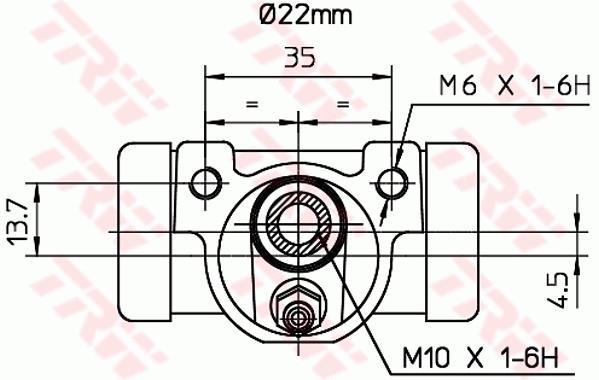 Cylindre de roue TRW ref. BWH375