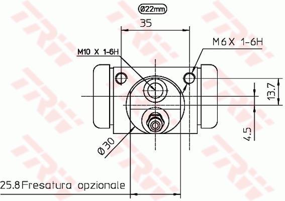 Cylindre de roue TRW ref. BWH402