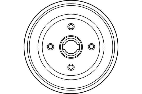 Tambour de frein TRW DB4006