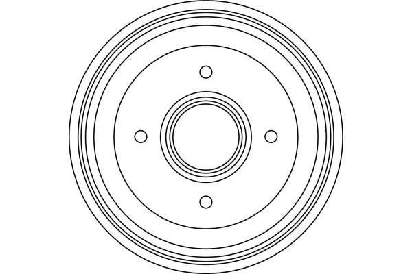 Tambour de frein TRW DB4066