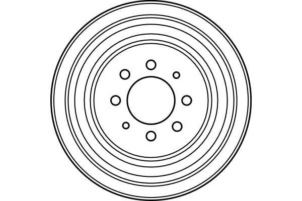 Tambour de frein TRW DB4072