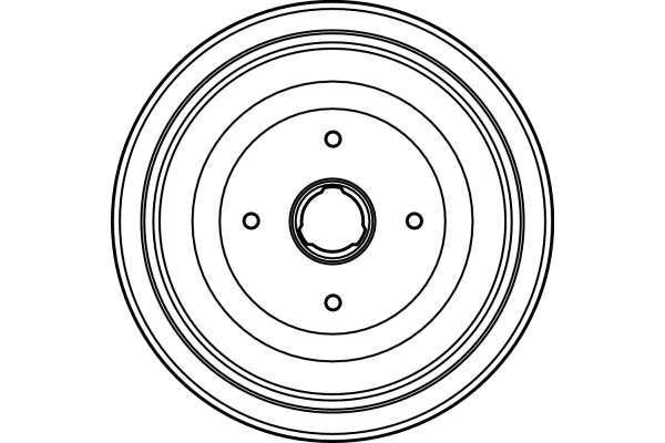 Tambour de frein TRW ref. DB4085