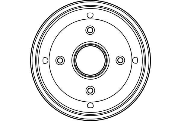 Tambour de frein TRW ref. DB4124