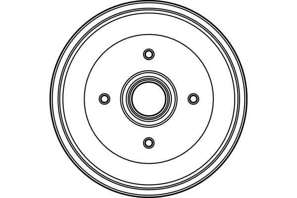 Tambour de frein TRW DB4156
