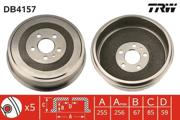 Tambour de frein TRW ref. DB4157