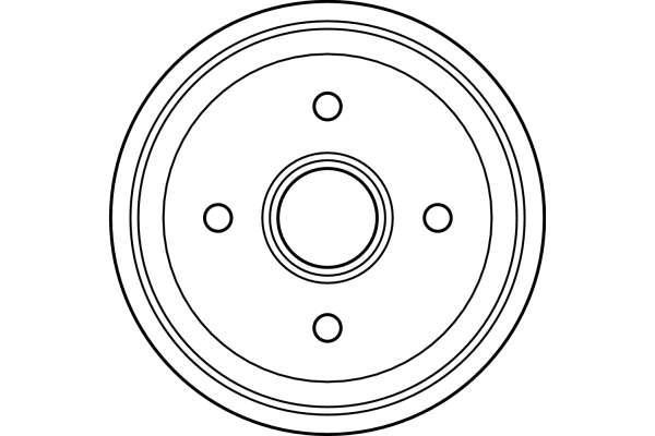 Tambour de frein TRW ref. DB4159