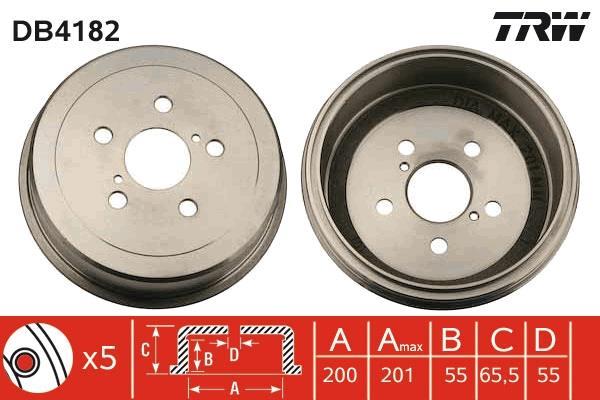 Tambour de frein TRW ref. DB4182