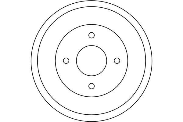 Tambour de frein TRW DB4244