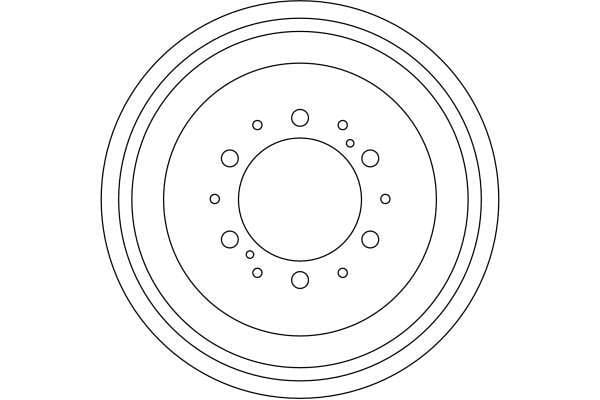 Tambour de frein TRW DB4324