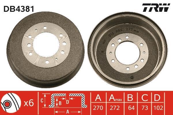 Tambour de frein TRW DB4381