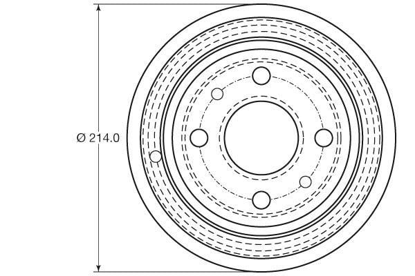 Tambour de frein TRW DB4398