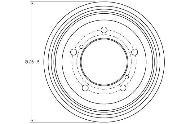Tambour de frein TRW ref. DB4421