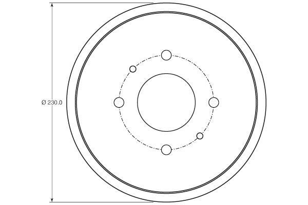 Tambour de frein TRW DB4443