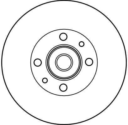 Disques de frein TRW ref. DF1019