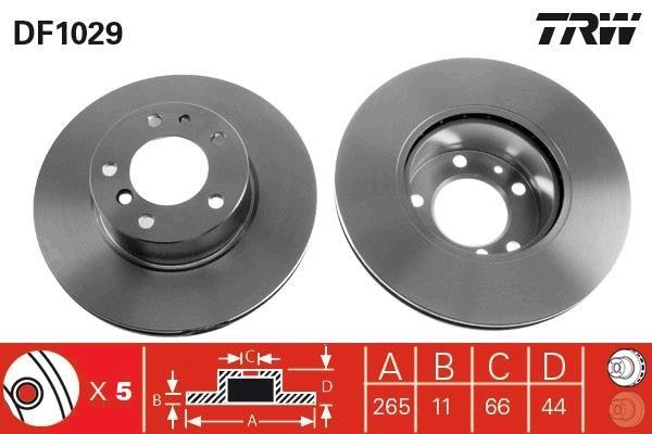 Disques de frein TRW ref. DF1029