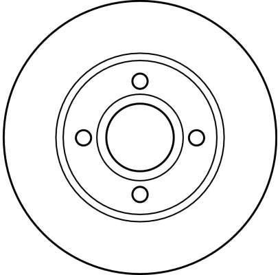 Disques de frein TRW ref. DF2622
