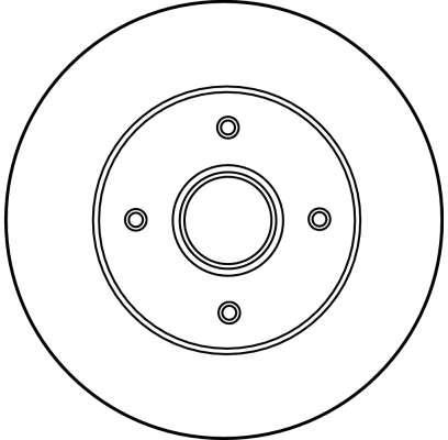Disques de frein TRW ref. DF2706