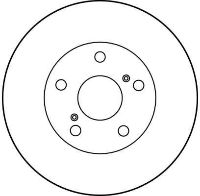 Disques de frein TRW ref. DF2724