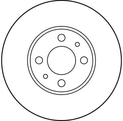 Disques de frein TRW ref. DF2734
