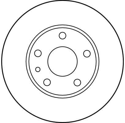 Disques de frein TRW ref. DF2763
