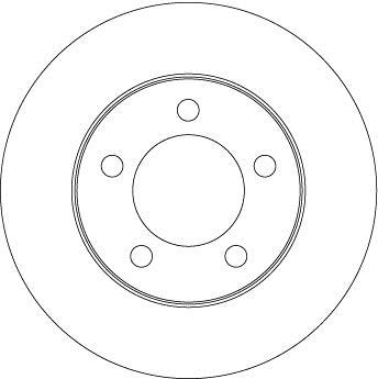 Disques de frein TRW ref. DF2816S