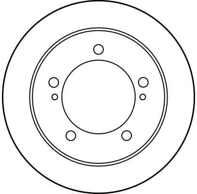 Disques de frein TRW ref. DF3165