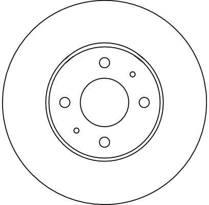 Disques de frein TRW DF4024
