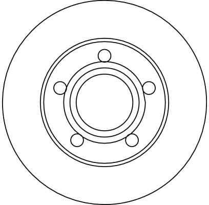 Disques de frein TRW DF4038