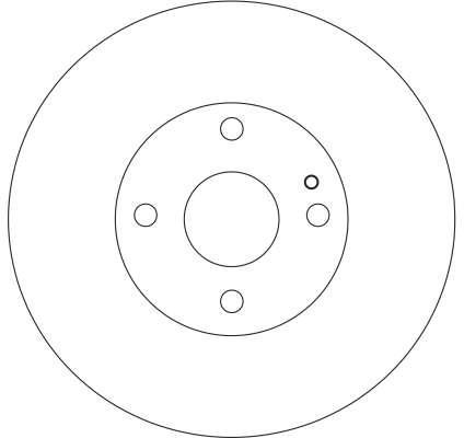 Disques de frein TRW ref. DF4119