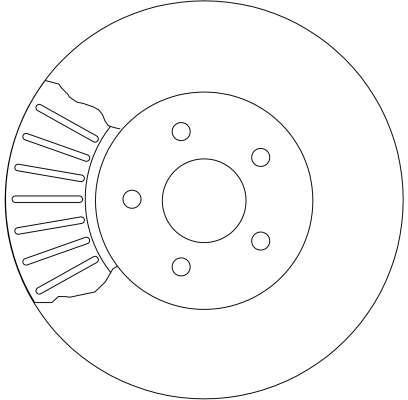 Disques de frein TRW ref. DF4147