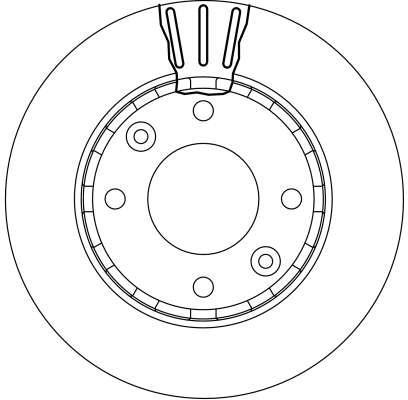 Disques de frein TRW DF4171