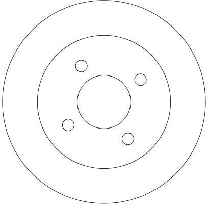 Disques de frein TRW ref. DF4254