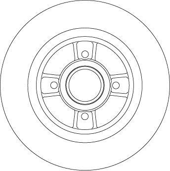 Disques de frein TRW DF4272BS