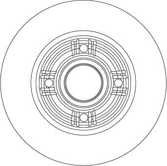 Disques de frein TRW ref. DF4274S