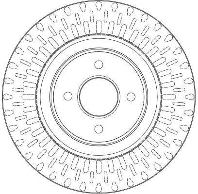 Disques de frein TRW DF4297