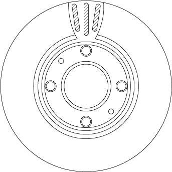 Disques de frein TRW DF4496