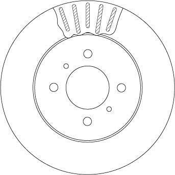 Disques de frein TRW ref. DF4498