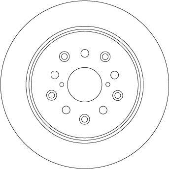 Disques de frein TRW ref. DF4509