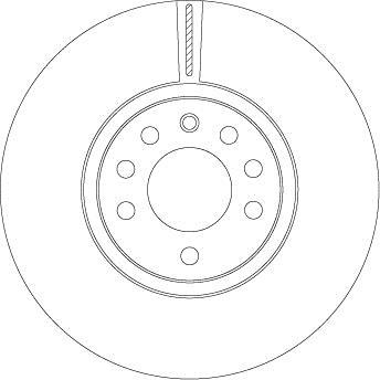 Disques de frein TRW ref. DF4549