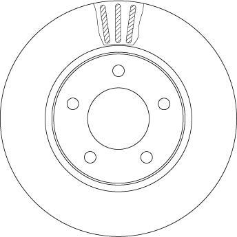 Disques de frein TRW DF4550