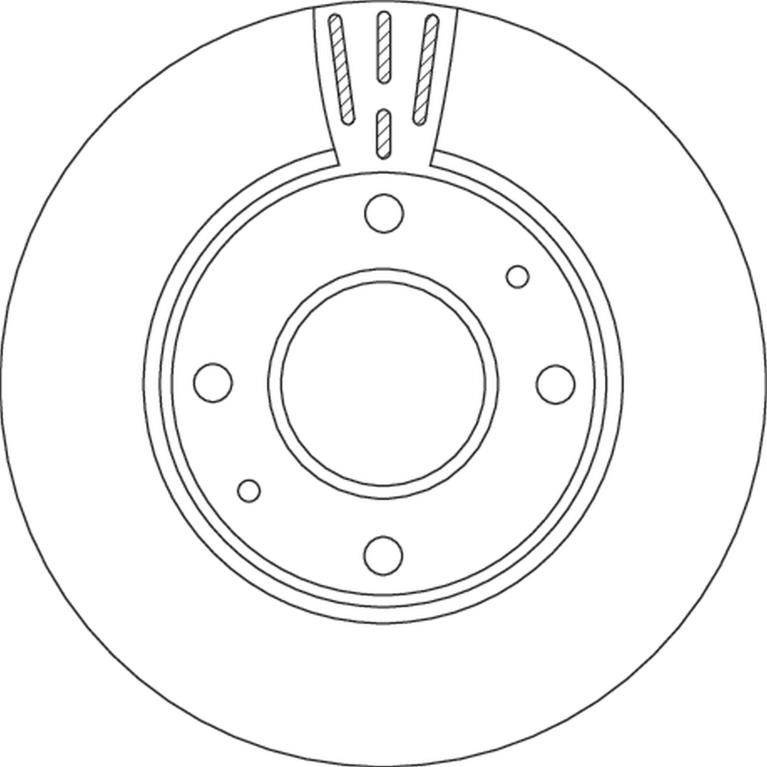 Disques de frein TRW ref. DF4698
