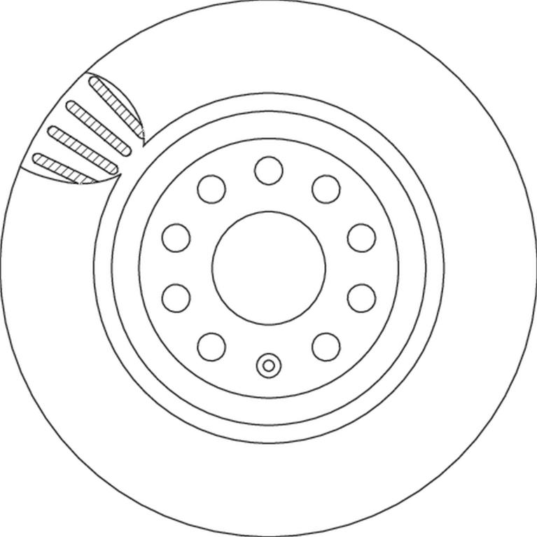 Disques de frein TRW ref. DF4754