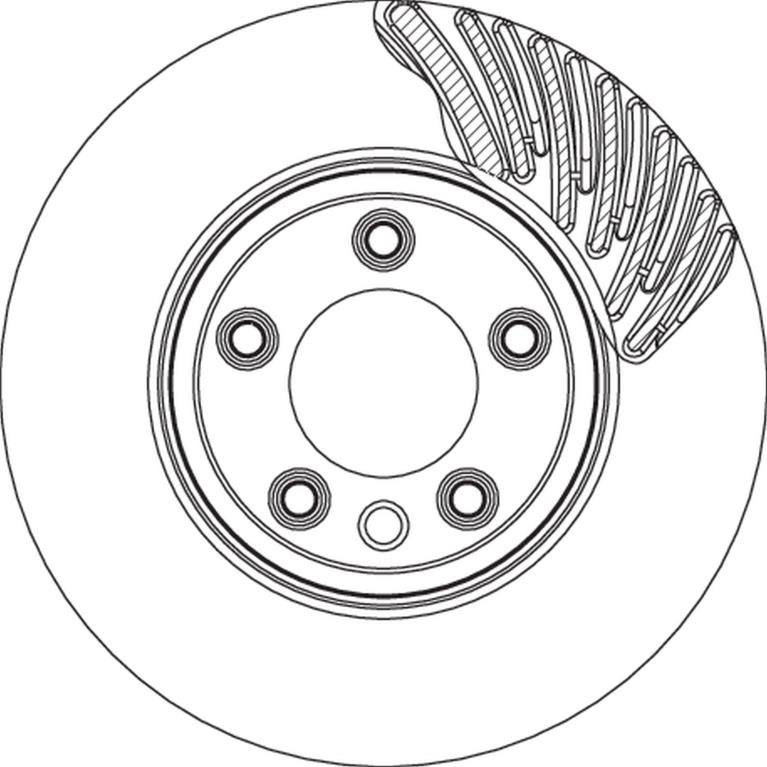 Disco de frenos delantero derecho TRW ref. DF4760S