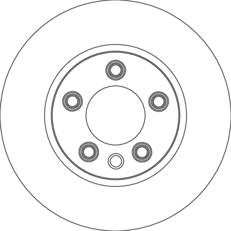 Disco de frenos delantero derecho TRW ref. DF4763S