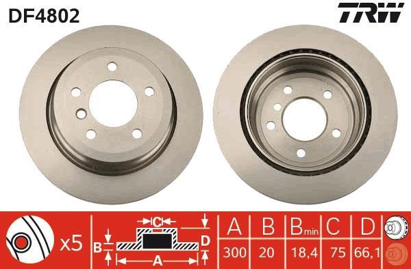 Disques de frein TRW DF4802