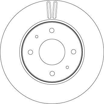 Disques de frein TRW DF4809