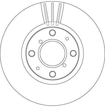 Disques de frein TRW ref. DF4824