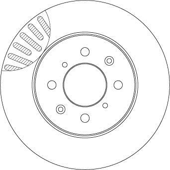 Disques de frein TRW ref. DF4825