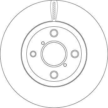 Disques de frein TRW ref. DF4842