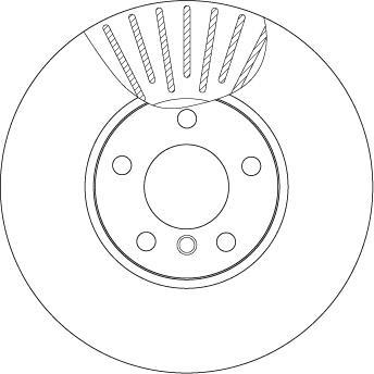 Disques de frein TRW DF4852S